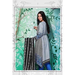 Traje de viscosa bordado Tawakkal Azure - 3978-A - Product Image 3