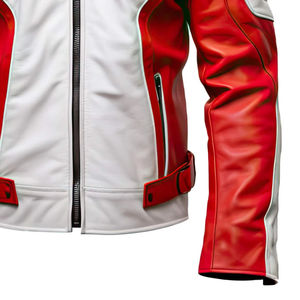 Veste de motard en cuir de haute qualité personnalisée – Imperméable, coupe-vent, respirante, séchage rapide, pour l'hiver (vente en gros) - Product Image 5