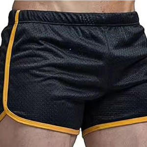 Top qualité maille tissu Fitness Shorts maille Shorts Polyester Gym entraînement poche personnalisé Shorts pour hommes 100% polyester tissu - Product Image 2
