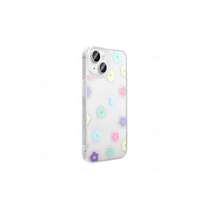 Funda de silicona dura transparente con diseño de corazón de lujo para iPhone 13, 11Pro y SE, cubierta trasera protectora Folk - Product Image 5