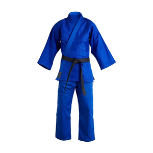 Conjuntos de uniformes de artes marciales con patrón sólido de secado rápido, trajes de Karate transpirables de talla grande al por mayor - Product Image 1
