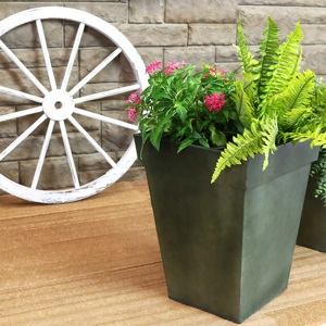 Maceta de Metal con acabado rústico indio, suministros decorativos únicos para jardín, precio de formas personalizadas para macetas para el hogar y la Oficina - Product Image 5