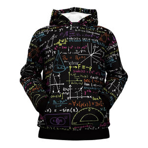 เสื้อฮู้ดและสเวตเชิ้ตพิมพ์ถ่ายโอนความร้อนดิจิตอลกราฟิกแบบกำหนดเองขนาดพลัสไซส์ระบายอากาศได้3D - Product Image 1