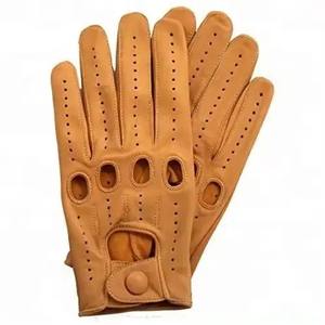 Gants en cuir d'hiver de haute qualité pour hommes, épais, coupe-vent, protection UV, étanche, écran tactile chaud pour l'équitation. - Product Image 5