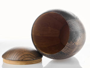 Urna de cremación de diseño hermoso de madera de color azul con color y tamaños personalizados para el hogar a precios al por mayor - Product Image 4