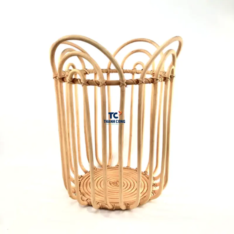 wholesale basket woven natural rattan basket handmade storage basket for decoration and storage from Vietnam