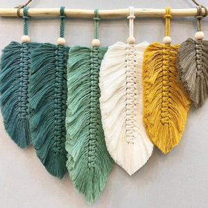 Decoración de tocador colgante de macramé, decoración Bohemia, decoración del hogar para fiesta en el patio trasero al aire libre OEM hecho en Vietnam - Product Image 3