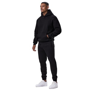 Ensemble de survêtement pour homme, sweat-shirt et pantalon de jogging, pour entraînement physique, course à pied et usage quotidien, matière douce, design moderne - Product Image 1