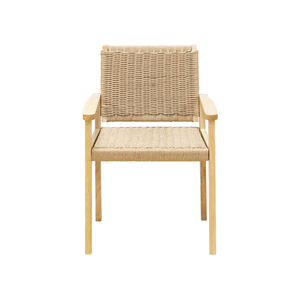 Rope Dining <b>Chair</b> Rubber Wood <b>Fabric</b> Natural Modern Kitchen/ Dining 5-Layer Cartons Export From Vietnam Manufacturer - Product Image 2
