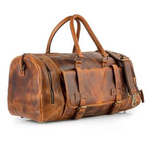 New Luxury Genuine Leather Cowhide Duffle Handmade Western Fashion Vintage Boho Design Trending <b>Women</b> <b>Weekender</b> Casual <b>Bag</b> - Product Image 2