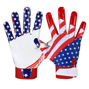 OME Service Gants de football américain Gants d'entraînement Gants en cuir Gants de football américain Sports complets - Product Image 3