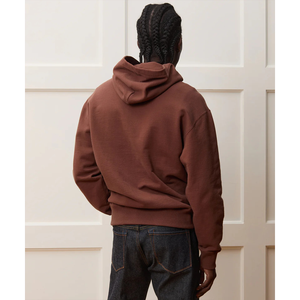 Premium Heavy Weight 500gsm French Terry Sweat à capuche court pour hommes de haute qualité conçu sur mesure pour l'hiver - Product Image 2