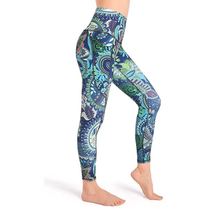 Women Leggings High Quality Breathable Mid Waist Slim Fit Pakistan Made Cotton Bamboo Full Length Vintage Style - Product Image 3