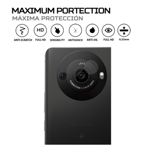 Protecteur d'écran antichoc pour objectifs mobiles Sharp Aquos R8s - Product Image 2