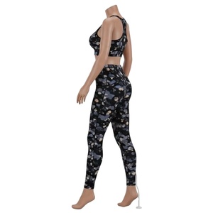 Conjuntos de Yoga de Talla Grande con Estampado Digital, Tela Elástica Transpirable, Ropa Deportiva de Alta Elasticidad para Fitness y Entrenamiento, Suministro al por Mayor - Product Image 5