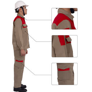 กางเกงทำงานหนักสำหรับใช้ในอุตสาหกรรมเครื่องแบบ OEM กันรอยยับ - Product Image 3