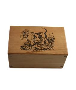 Urna para mascotas Peaceful Pet Memorial Recuerdo Cremación para perros Gatos Caja de urna de animales pequeños con grabado personalizado - Product Image 1