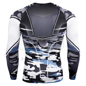 Rash Guard à manches longues coupe ample avec logo personnalisé pour hommes vente en gros Rash Guard pour jeunes sur mesure pour hommes - Product Image 2