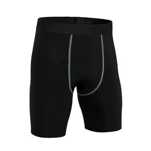 <b>Men's</b> High Street Style Solid Pattern Compression <b>Shorts</b> Pakistan-Made Worsted Fabric <b>Elastic</b> <b>Waist</b> High Quality Private Label - Product Image 2