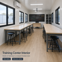 Conteneurs d'expédition plats Apple Warehouse 20ft 40ft, modifiés et extensibles pour utilisation comme kiosque, solution de stockage hautement réutilisable