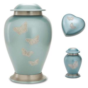 Urna de recuerdo de cremación de aluminio de hermoso diseño con servicio personalizado disponible a bajo precio desde India - Product Image 6