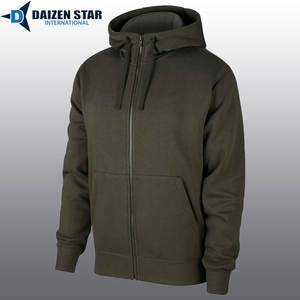 Sweat-shirts à fermeture éclair pour hommes, 100% coton molletonné, coupe classique, streetwear décontracté d'hiver, service OEM, 420 grammes, impression numérique écologique - Product Image 2