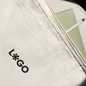 Housse pour ordinateur portable en coton écologique personnalisée Sacs durables modernes et à la mode avec un design imprimé de style simple - Product Image 4