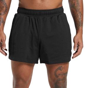 Pantalones cortos deportivos de entrenamiento de gimnasio de alta calidad para hombre, patrón sólido, baloncesto, playa, camisa de malla personalizable incluida, teñido liso rápido - Product Image 5