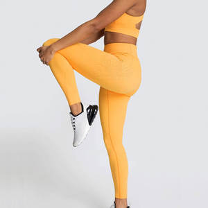 Nouveau design Logo personnalisé Ensemble de yoga pour femmes Ensemble de yoga pour femmes à séchage rapide Meilleure vente Ensemble de yoga respirant pour femmes - Product Image 5