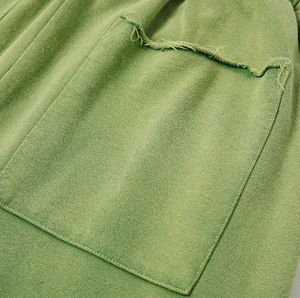 Short décontracté vintage en coton pour homme, style streetwear d'été, personnalisé par le fabricant, à manches courtes, délavé à l'acide, effet vieilli, à carreaux, taille élastique - Product Image 6