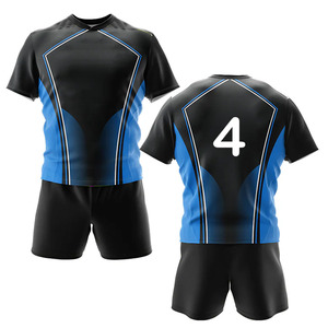 Meilleure vente d'uniforme de rugby à manches courtes confortable et respirant de haute qualité fabriqué Offre Spéciale - Product Image 1