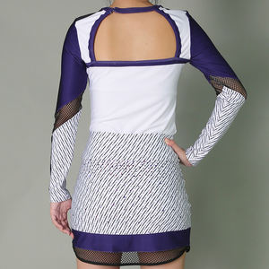 Conjuntos de Uniformes de Animadoras Personalizados, Transpirables, 100% Poliéster, Talla Adulto para Mujer, para Actuaciones de Baile - Product Image 4