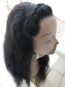 Raw Cuticle Aligned Unprocessed 24 Inch Natural Wavy13x4 Frontal Mink Brazilian Human Remy Indian Virgin Peruvian Human Hair <b>Wig</b> - Product Image 4