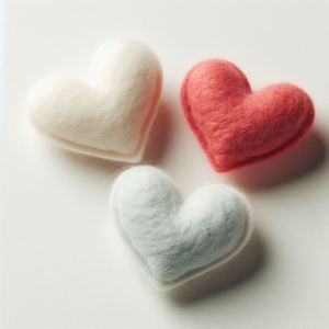 Arte de Pared de Fieltro con Diseño Floral Intrincado del Himalaya, Adorno Elegante en Forma de Corazón para Decoración Navideña del Hogar, Forma de Árbol de Navidad - Product Image 6