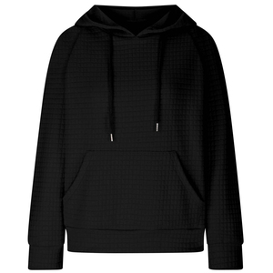 Vente chaude femmes sweats à capuche polyester/coton bas prix surdimensionné sweat à capuche pour femme meilleure vente pull couleur noire sweat à capuche pour les femmes - Product Image 1