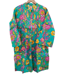 Kurtis de Algodón con Estampado Floral Printex, Kurta de Alta Calidad para Mujer, Estilo Casual para Diwali y Graduación - Product Image 2