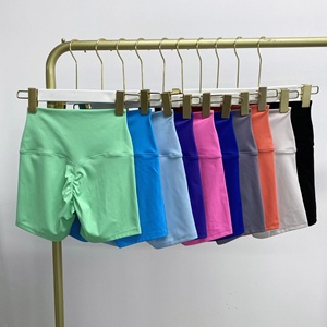 Pantalones cortos de Yoga para entrenamiento de talla grande y cintura alta para mujer - Product Image 3