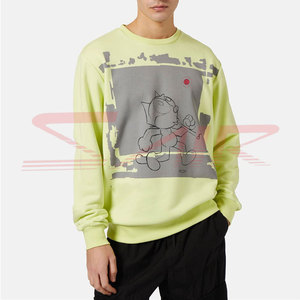 Vente flash : Sweat-shirts en polaire pour homme personnalisés, 100% coton, 330g, impression par sublimation, différentes couleurs, nouveau design de pull - Product Image 4