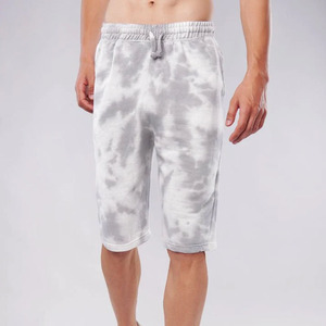 กางเกงขาสั้นผู้ชายวินเทจแนวสตรีทแบบผูกย้อมสีสำหรับฤดูร้อน - Product Image 1