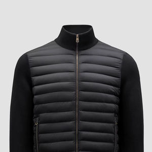 เสื้อแจ็คเก็ตผู้ชายทรงเข้ารูปแบบพัฟเฟอร์ ผ้าควิลท์ น้ำหนักเบา แขนถัก สไตล์ลำลอง ผ้าไนลอนด้านหน้า ผลิตตามสั่งจากโรงงาน สำหรับใส่ในฤดูหนาว - Product Image 2