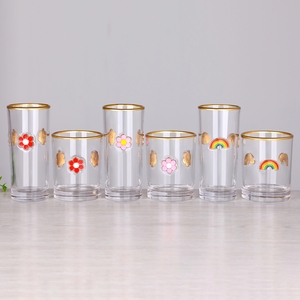 Prêt <span class=keywords><strong>à</strong></span> expédier or jante 3D <span class=keywords><strong>émail</strong></span> surélevé conception Barware Cocktail eau Highball verre <span class=keywords><strong>à</strong></span> boire gobelet tasse pour cadeau - Product Image 6