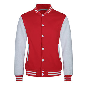 Chaqueta Estilo Universitaria Multicolor para Hombre, Mangas en Contraste, Ribete Acanalado a Rayas, Botones a Presión, Ropa Urbana de Moda - Product Image 4