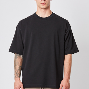 Nouveauté 2023, vente en gros de t-shirts à manches courtes pour hommes, de haute qualité, avec logo personnalisé, impression numérique, coton/fibre de bambou - Product Image 4