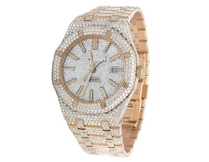 Hip Hop Style Luxurious Diamond <b>Watch</b> <b>for</b> <b>Men</b>/ VVS Quality Round Cut Diamond <b>Watch</b> Luxury <b>Wrist</b> <b>Watch</b> - Product Image 2