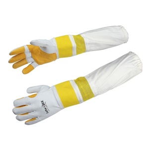 Gants durables respirants épais Gants d'apiculture ventilés, équipement d'apiculteurs anti-piqûre - Product Image 4