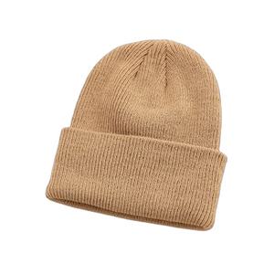 Unisex Plain Knitted Beanie <b>Cap</b> Winter Warm Soft Stretch Cuffed <b>Skull</b> <b>Cap</b> Casual Street Style For <b>Men</b> And Women - Product Image 3