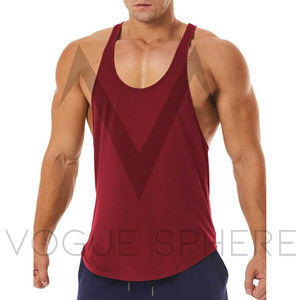 Pas cher prix hommes décontracté respirant 100% coton débardeur léger meilleure vente 2025 pour adultes - Product Image 1