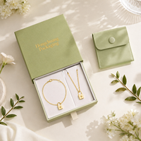 Boîte à tiroir réutilisable écologique avec logo personnalisé pour montre, bijoux, collier, bague, insert en éponge, emballage cadeau