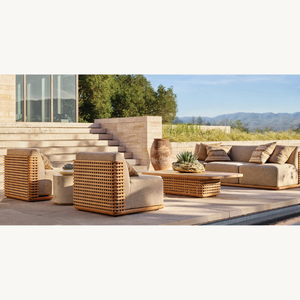 Table carrée de style moderne en vente chaude pour l'extérieur, durable et anti-fongique, en bois - Product Image 5