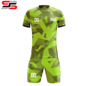 Venta al por mayor de uniformes de fútbol de alta calidad conjunto de ropa de fútbol bordado logotipo del equipo de sublimación de fútbol Jersey de fútbol - Product Image 4